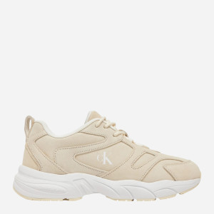 Sneakersy damskie do kostki Calvin Klein Jeans YW0YW01639-0LF 37 Jasnobeżowe (8721107091020). Buty sportowe damskie