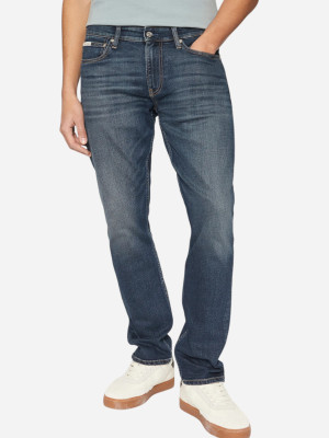 Jeansy slim fit męskie Calvin Klein Jeans J30J326518-1BJ 30-32 Ciemnoniebieskie (8721107165943). Jeansy męskie