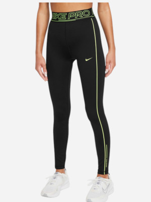 Legginsy dziecięce dla dziewczynki sportowe Nike Pro FZ5613-010 XS (122-128 cm) Czarne. Legginsy dziewczęce