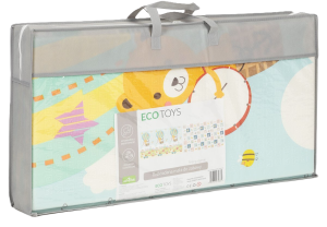 Mata piankowa edukacyjna EcoToys dwustronna składana (5903769979882). Maty dla dzieci i niemowląt