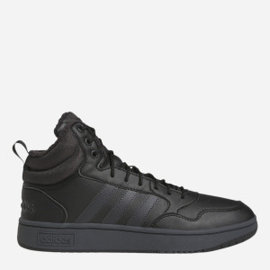 Zimowe trzewiki męskie wysokie adidas Hoops 3.0 Mid WTR GW6421 46 Czarne (4065427821719). Buty męskie za kostkę