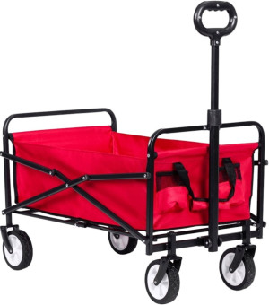 Wózek ogrodowy ModernHome by Multistore 48 x 90 cm czerwony (TC-005 RED). Taczki ogrodowe