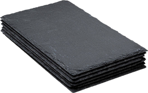 Zestaw talerzy łupkowych Secret de Gourmet 18 x 30 cm 6 szt (ZES3560237594101). Naczynia do serwowania