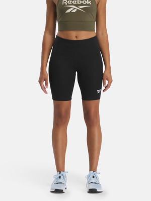 Spodenki sportowe damskie krótkie Reebok Ri Sl Fitted Short 100037535 XS Czarne (4066762801268). Spodenki sportowe damskie