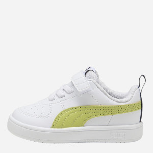 Sneakersy chłopięce na rzepy Puma Rickie AC+ Inf 38431436 23 (6UK) Biało-jasnozielone (4067983804014). Tenisówki i trampki chłopięce