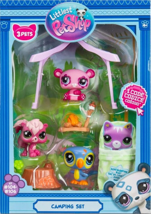 Zestaw do zabawy TM Toys Littlest Pet Shop Camping Set (0885561005745). Figurki superbohaterów