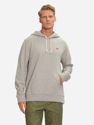 Bluza męska z kapturem kangurka Levi's 34581-0047 M Szara. Bluzy z kapturem męskie