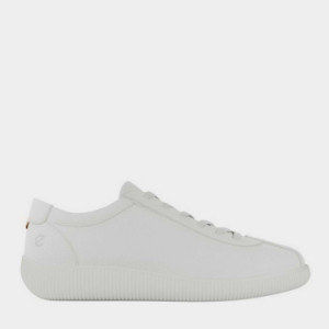 Sneakersy męskie skórzane do kostki Ecco Soft Zero M 53776401007 41 Białe (194891610568). Tenisówki i trampki męskie