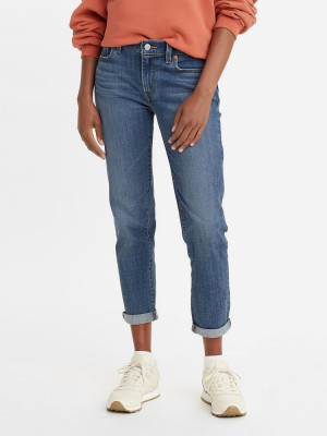 Jeansy boyfriend damskie Levi's Mid Rise Boyfriend Lapis Gem 19887-0225 27-30 Niebieskie (5401105686383). Jeansy damskie