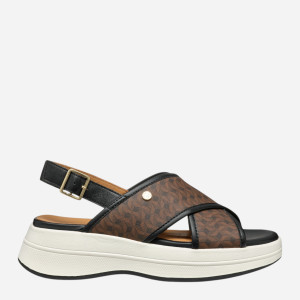 Sandały damskie skórzane Geox D Spherica Ecub-3 S D550VB00485-C6238 37 Brązowe (8058192140778). Sandały codzienne i sportowe damskie