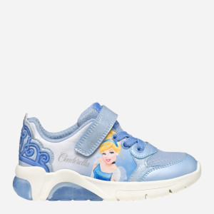 Sneakersy dziecięce dla dziewczynki świecące Geox J Fadinlight Girl J55M4C0ANKC-C4230 31 Błękitne (8058192233180). Buty sportowe i sneakersy dziewczęce
