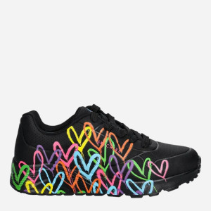 Sneakersy dziecięce dla dziewczynki Skechers 314064L-BKMT 27 Czarne (196989624747). Buty sportowe i sneakersy dziewczęce