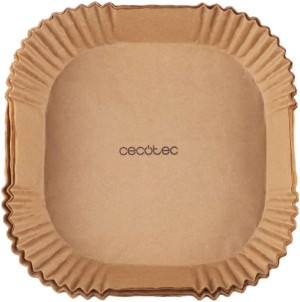 Zestaw papierowych foremek do frytkownicy Cecotec Cecofry 20-24x4.5 cm 150 szt (8435484032919). Akcesoria do frytkownic zwykłych i beztłuszczowych