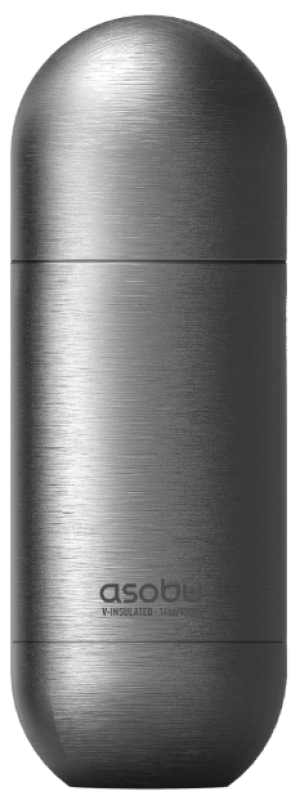 Butelka termiczna Asobu Orb Bottle srebrna 500 ml (842591052064). Naczynia termiczne do napojów