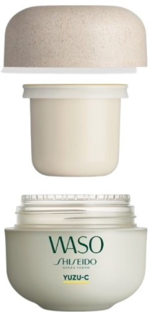 Wkład wymienny maski do twarzy Shiseido Waso Yuzu-C Beauty Sleeping Mask-Refill Kremowa 50 ml (768614188827). Maseczki do twarzy