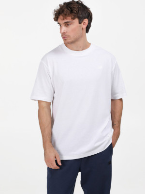 T-shirt męski bawełniany New Balance Athletics MT41533 XL Biały (197375338231). T-shirty męskie