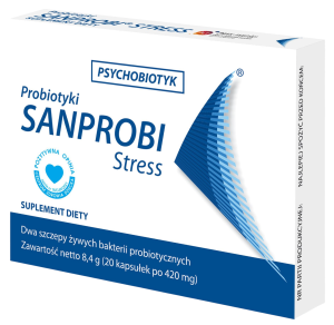 Suplement diety Sanprobi Stress 20 kapsułek (5907774335077). Probiotyki i prebiotyki