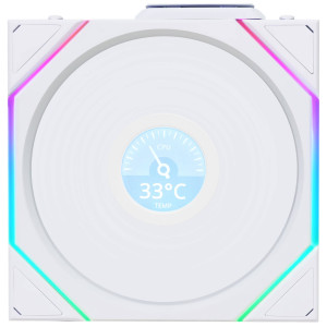 Wentylator Lian Li Uni Fan TL Wireless LCD 120 Reverse Blade White (LULI-116). Chłodzenie do komputera