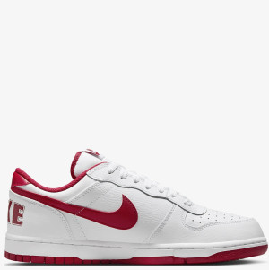 Sneakersy męskie Nike Big Low 355152-150 40.5 (7.5US) Biało-czerwone (659658341364). Tenisówki i trampki męskie