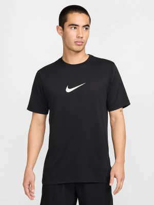 Koszulka sportowa męska Nike M Nk Df Tee Verbiage HJ3613-010 S Czarna (197859571307). Koszulki sportowe męskie