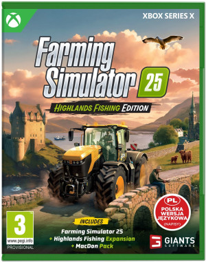 Gra XSX Farming Simulator 25: Highlands Fishing Edition (płyta Blu-Ray) (4064635510736). Gry