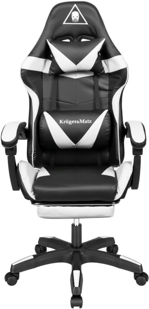 Fotel gamingowy Kruger & Matz GX-150 Black/White (5901890075640). Fotele gamingowe
