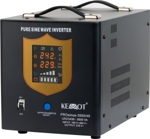 UPS Kemot PROsinus-3500/48 2400W/3500VA Black (URZ3430). Zasilacze awaryjne UPS