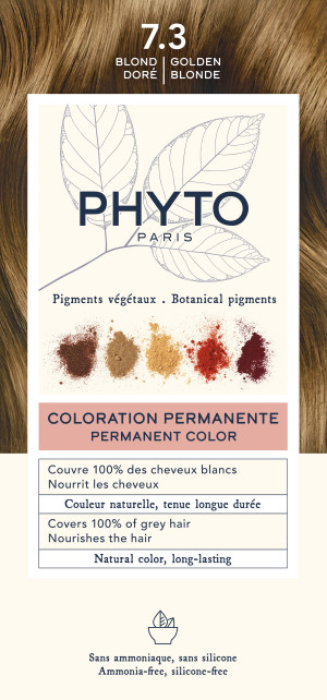 Farba do włosów Phyto Color 7.3 Golden Blonde Złocisty blond (3338221002426). Farby do włosów
