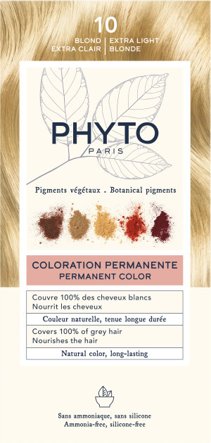 Farba do włosów Phyto Color 10 Extra Light Blond Ekstra jasny blond (3338221010599). Farby do włosów