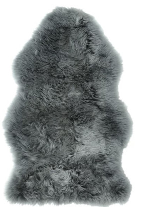 Dywan IKEA ULLERSLEV Skóra owcza 85 cm Jasnoszary 405.013.02. Dywany