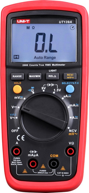 Miernik uniwersalny UNI-T UT139A (MIE0154). Multimetry