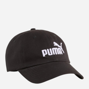 Czapka z daszkiem dziecięca Puma Ess No.1 Logo Bb Cap Jr 2655401 Czarna (4069157147316). Czapki z daszkiem dla dzieci