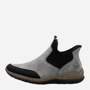Sztyblety damskie Rieker N3280-42 39 (6UK) Szare (4061811586349). Buty za kostkę damskie