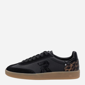 Sneakersy damskie skórzane Rieker W2200-03 37 (4UK) Czarne (4061811586493). Tenisówki i trampki damskie