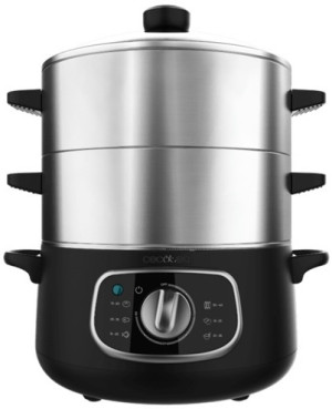 Parowar Cecotec Vapovita SteelPot Czarny (A01_EU01_100072). Parowary
