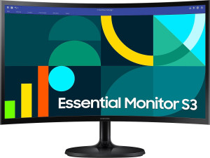 Monitor 24" Samsung Essential Curved S3 (LS24D364GAUXEN). Monitory