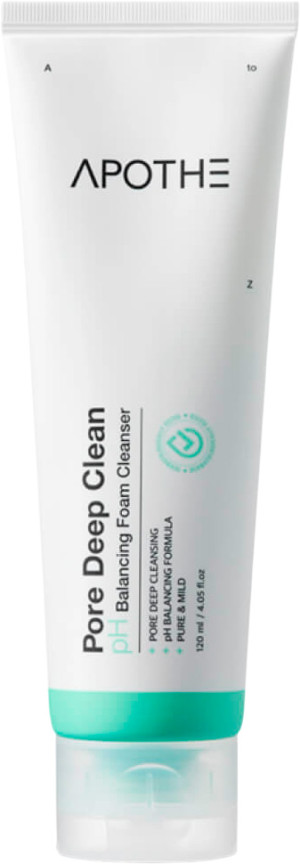 Pianka do mycia twarzy Apothe Pore Deep Clean pH Balancing 120 ml (8809859160109). Kosmetyki do oczyszczania twarzy