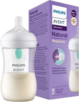 Butelka do karmienia Philips AVENT Natural Response Airfree 260 ml 1m+ SCY673/01 (8710103990383). Butelki do karmienia dzieci