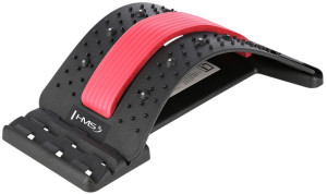 Przyrząd do rozciągania pleców HMS z magnesami PRP02 Red (5907695511918). Akcesoria do jogi