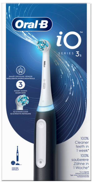 Szczoteczka elektryczna do zębów Oral-b iO3S Matt Black. Szczoteczki elektryczne i irygatory