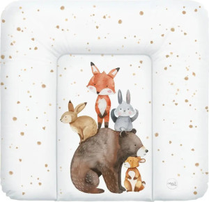 Mata do przewijania Ceba Baby Basic miękka Forest Friends 75 x 72 cm (5907672345406). Przewijaki dla niemowląt
