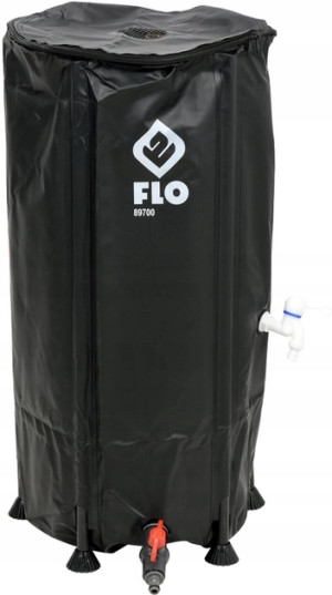 Zbiornik na deszczówkę z PVC Flo 89702 60 x 88 cm 250 l (5906083066580). Plastikowe pojemniki