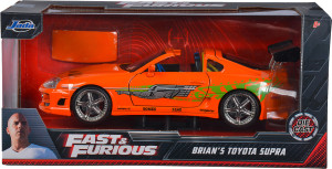 Autko Simba Jada F&Fs Brian's Toyota Supra 1995 Orange (4006333094798). Autka i pojazdy zabawkowe