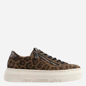 Sneakersy damskie do kostki Rieker M1953-90 39 (6UK) Brązowe (4061811542864). Buty sportowe damskie