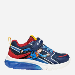 Buty sportowe chłopięce na rzepy świecące Geox J Ciberdron Boy J56LBD-05411-C0200 24 Niebieskie (8058192456107). Buty sportowe i sneakersy chłopięce