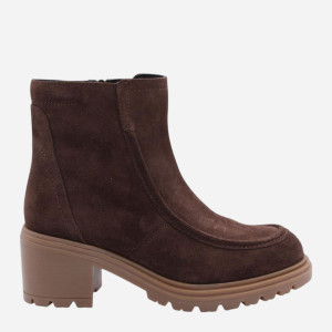 Trzewiki damskie skórzane Geox D Damiana D56QCB-00022-C6006 39.5 Ciemnobrązowe (8058192476488). Buty za kostkę damskie