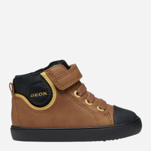 Sneakersy dziecięce wysokie dla dziewczynki ocieplane Geox B Gisli Boy B461NC-0MEFU-CR69B 25 Brązowe (8058192446399). Tenisówki i trampki dziewczęce