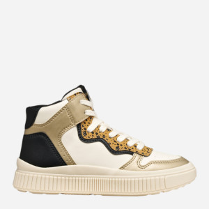 Sneakersy młodzieżowe dziewczęce wysokie Geox J Laquinny Girl J56M3B-054AJ-C1M2U 38 Beżowe (8058192519017). Tenisówki i trampki dziewczęce