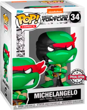 Figurka Funko Pop! Teenage Mutant Ninja Turtles Michaelangelo 10 cm (889698606530). Figurki superbohaterów