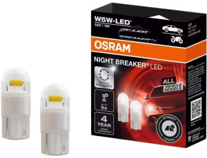 Żarówki samochodowe OSRAM Night Breaker LED W5W (4062172367424). Lampy samochodowe
